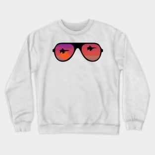 pilot glasses Crewneck Sweatshirt